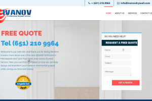 Dry Wall & Plaster Website