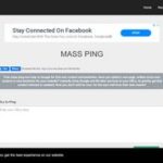 Mass Ping | Free Mass Ping For Unlimited Websites